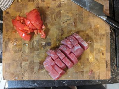 Makaronai su tunu ir alyvuogėmis Žingsnis 2