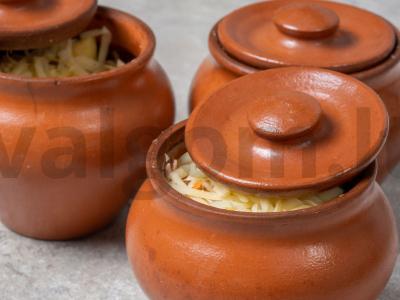 Bulvės su kiauliena puoduose Žingsnis 12