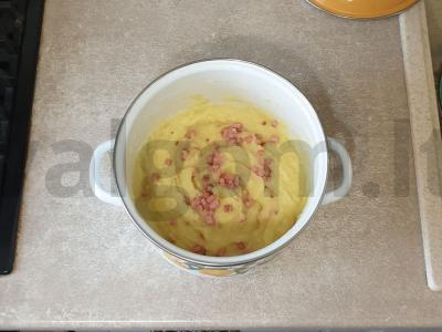 Bulvių košė su kepta dešra Žingsnis 7