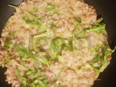 Grikių blynas su rukola ir balzaminiu padažu Žingsnis 3