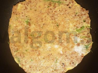 Grikių blynas su rukola ir balzaminiu padažu Žingsnis 4