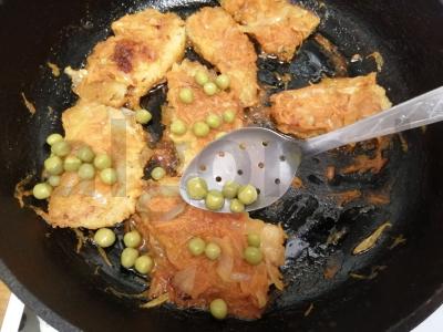 Troškintas menkė su daržovėmis Žingsnis 9