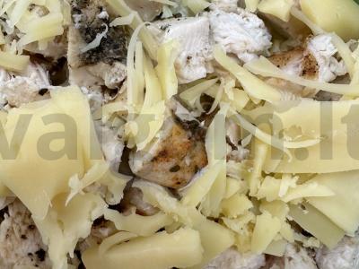 Patingėlis Cezaris su vištiena Žingsnis 4