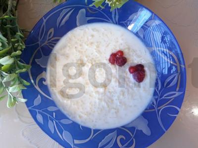 Ryžių-pšenių košė su pienu pagrindine nuotrauka