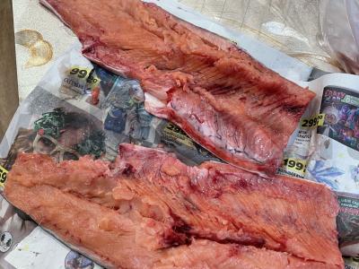 Sūdyta raudona žuvis Žingsnis 1