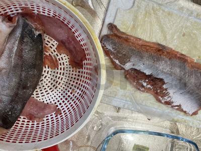 Sūdyta raudona žuvis Žingsnis 5