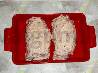 Kiaulienos ritinėliai su termostatu jogurtu ir jalapeño Žingsnis 4