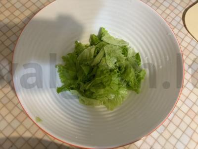 Daržovių salotas „Rudeniškai“ Žingsnis 2