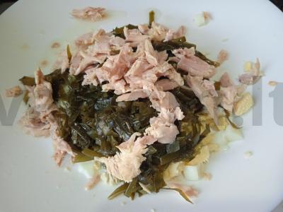 Jūros dumblių ir vištienos salotos Žingsnis 3
