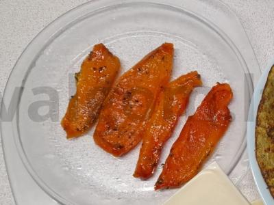 Avižų blynas su kepta paprika ir sūriu Žingsnis 1