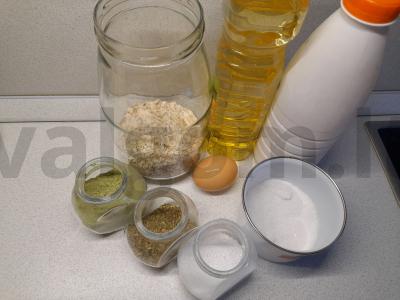 Avižų blynas su kepta paprika ir sūriu Žingsnis 2