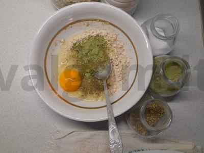 Avižų blynas su kepta paprika ir sūriu Žingsnis 4