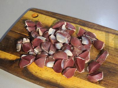 Indėnų skrandžių troškinys su bulvėmis ir grietine Žingsnis 1