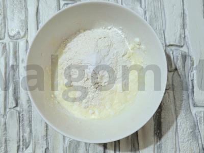 Nuostabūs sausainiai su varškės grūdeliais grietinėlėje Žingsnis 3