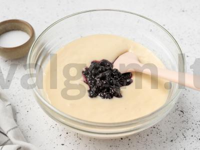 Mėlynių blynai Žingsnis 3