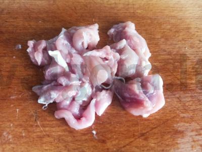 Pšenių košė su vištiena ir baziliku Žingsnis 2