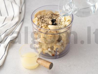 Žiedinės kopūstų humusas Žingsnis 4