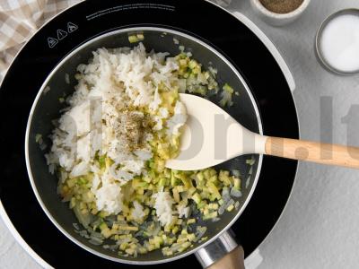 Vegetariški įdaryti blynai Žingsnis 6