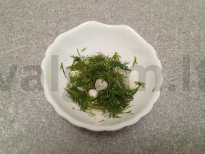 Kepti cukinijos su acto padažu Žingsnis 11