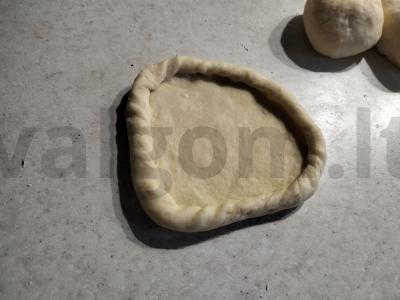 Galetė su obuolių džemu ir riešutų trupiniais Žingsnis 3