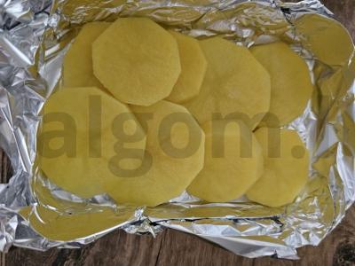 Bulvių ir faršo apkepas vakarienei Žingsnis 2