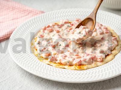 Sluoksniuotas tortas-salotas su vištiena Žingsnis 6