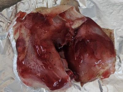 Vištiena su spanguolių padažu pietums Žingsnis 3