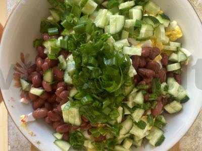 Baltymų salotas „Tobulumas“ Žingsnis 5