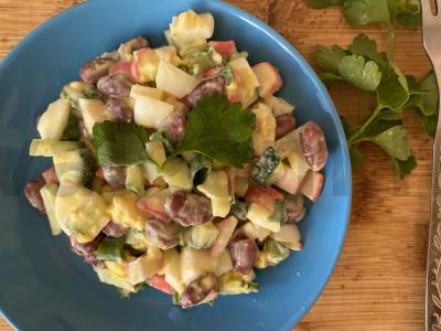 Baltymų salotas „Tobulumas“ pagrindine nuotrauka