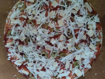 Sūrio pica ant lavašo Žingsnis 6