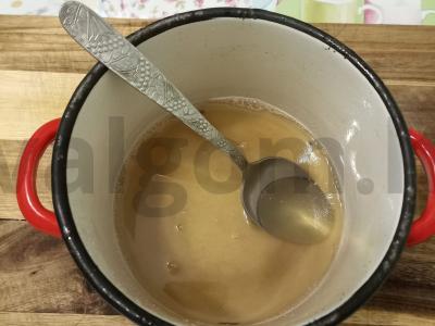 Kataifi tešlos ritinėliai su graikiniais riešutais Žingsnis 7