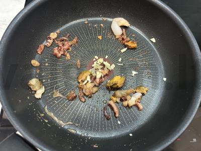 Jūros gėrybių makaronai per 15 minučių Žingsnis 4