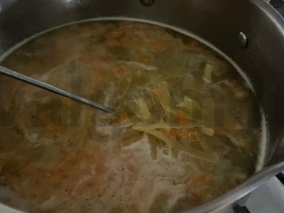 Vištienos sriuba su makaronais Žingsnis 5