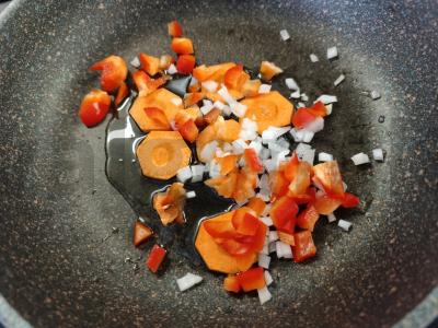 Sriuba-pyragas su ryžiais ir daržovėmis Žingsnis 2