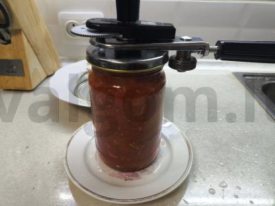 Raudonųjų pipirų lečo su svogūnais Žingsnis 8