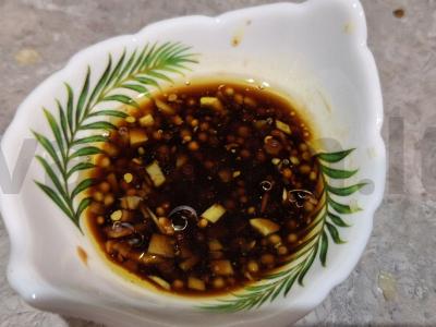 Salotos su baklažanais, pomidorais ir sūriu Žingsnis 3