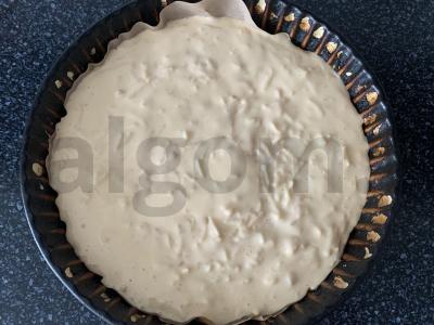 Obuolių šarlotė su majonezu Žingsnis 6