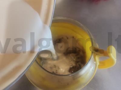 Gėrimas su cikorija ir grietinėlėmis Žingsnis 3