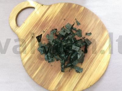 Sushi salotas su midijomis ir silkės ikra namuose Žingsnis 2