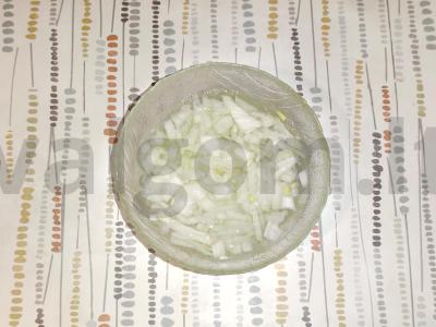 Bulvių salotos su brynza ir lašiša Žingsnis 2