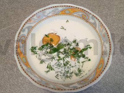 Omletas su grybais ir žolelėmis Žingsnis 4