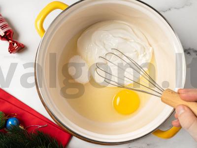 Bananų traiflas su M&M'S Žingsnis 1