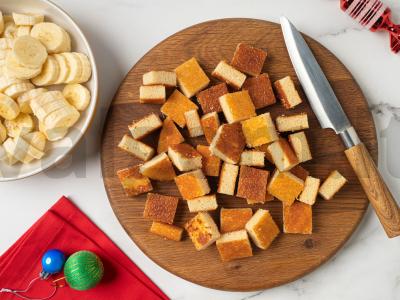 Bananų traiflas su M&M'S Žingsnis 4