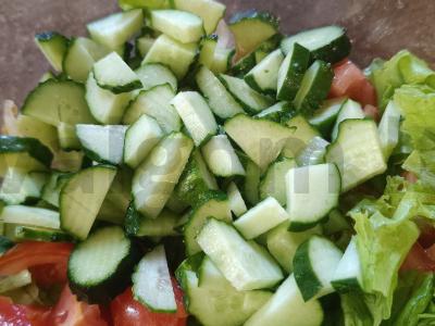 Gruziniškas salotas su baklažanu Žingsnis 3