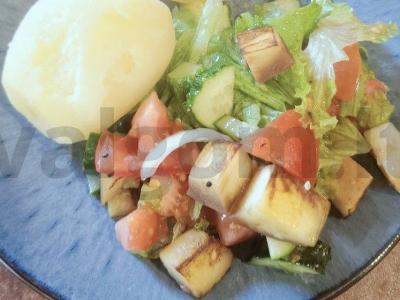 Gruziniškas salotas su baklažanu pagrindine nuotrauka