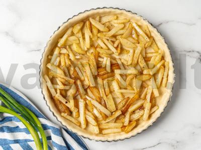 Pyragas su voveraitėmis ir bulvėmis Žingsnis 7