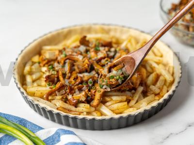 Pyragas su voveraitėmis ir bulvėmis Žingsnis 8