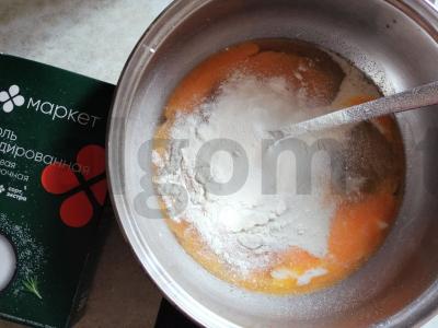 Skanūs avižiniai blynai su įdaru greitai Žingsnis 4