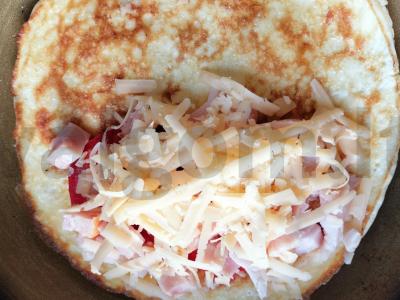 Skanūs avižiniai blynai su įdaru greitai Žingsnis 8