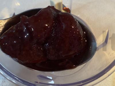 Kefyro kokteilis su mango ir braškių uogiene Žingsnis 2